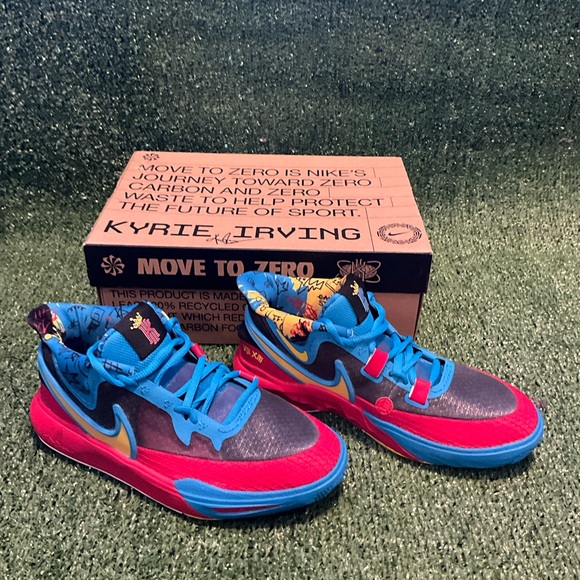 Nike Other - Nike Kyrie 8 GO SE sneakers in a black, blue, and tour yellow